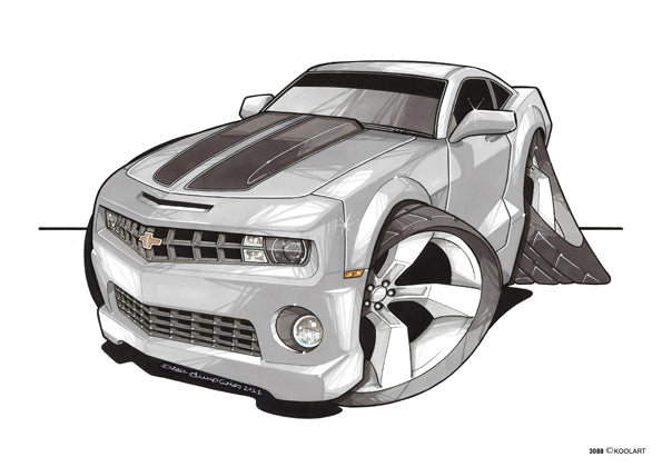 Chevrolet Camaro Silver (SKU3088)