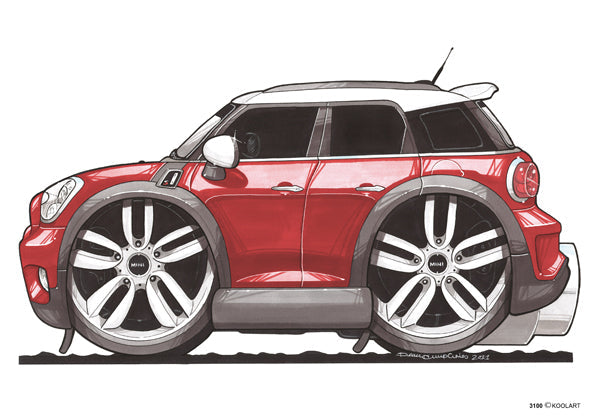 Mini Countryman Red (SKU3100)