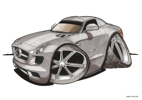 Mercedes SLS Silver (SKU3104)