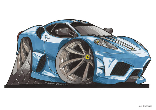 Ferrari F430 Blue (SKU3107)