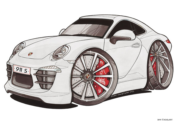 Porsche 911 S White (SKU3111)