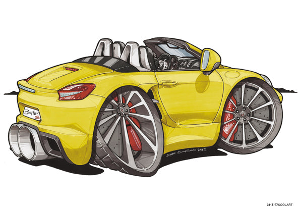 Porsche Boxter S Yellow (SKU3115)