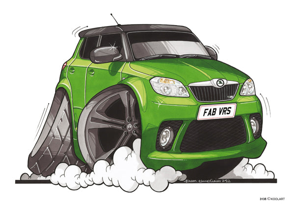 Skoda Fabia VRS Green (SKU3135)
