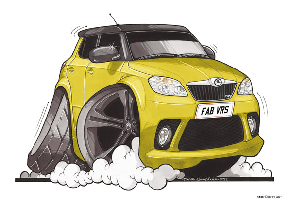 Skoda Fabia VRS Yellow (SKU3138)