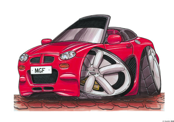 Austin Rover MGF Cabrio Red (SKU313)