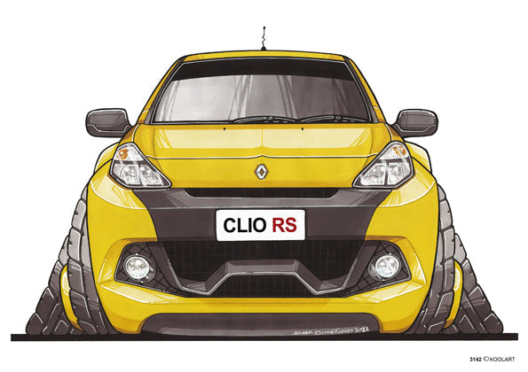 Renault Clio V Yellow (SKU3142)