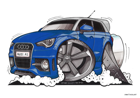 Audi A1 Blue (SKU3148)