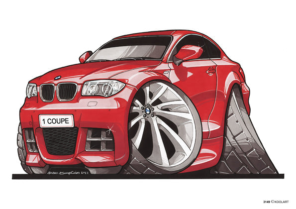 BMW 1 Coupe Red (SKU3149)