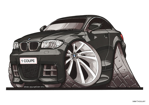 BMW 1 Coupe Black (SKU3150)
