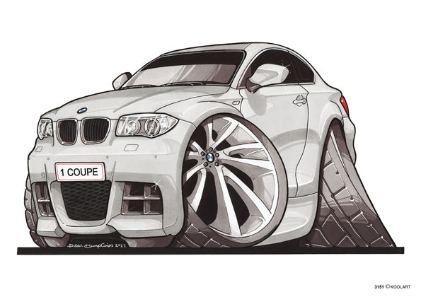 BMW 1 Coupe Silver (SKU3151)