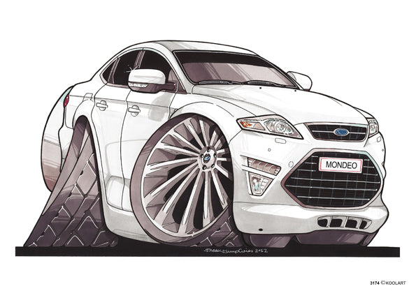 Ford Mondeo White (SKU3174)
