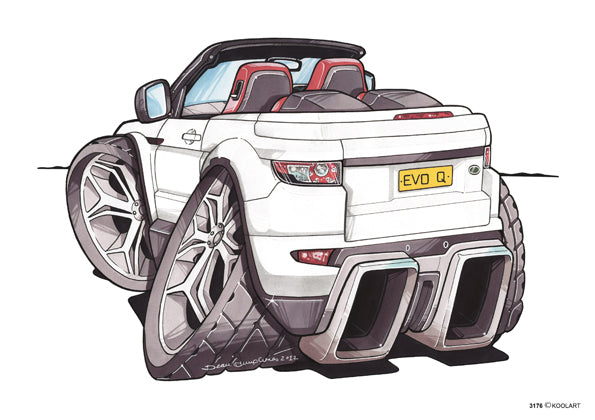 Range Rover Evoque Convertible White (SKU3176)
