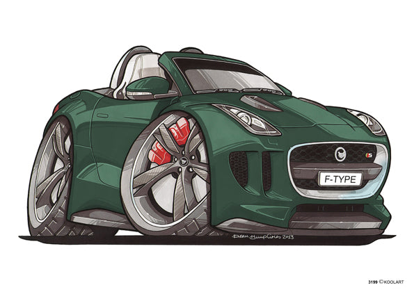Jaguar F-Type Racing Green (SKU3199)