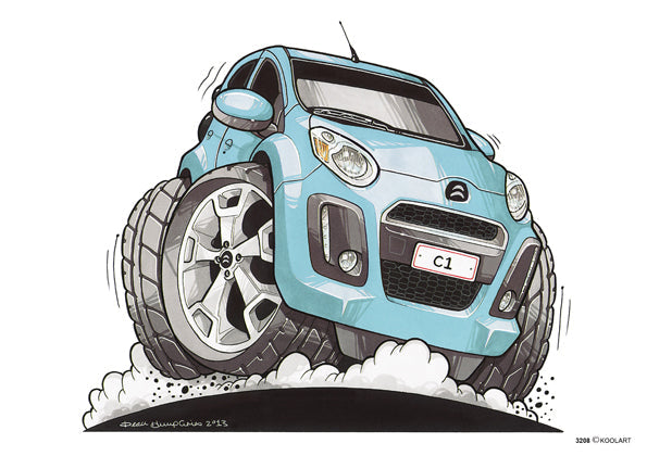 Citroen C1 Blue (SKU3208)