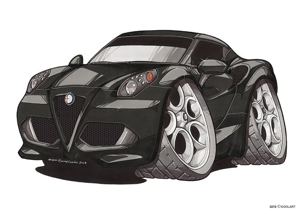 Alfa Romeo 4C Black (SKU3213)