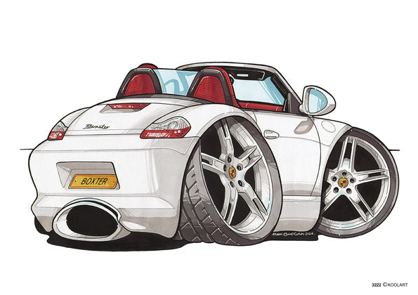 Porsche Boxter White (SKU3222)