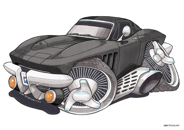 Chevrolet Corvette C2 Black (SKU3255)