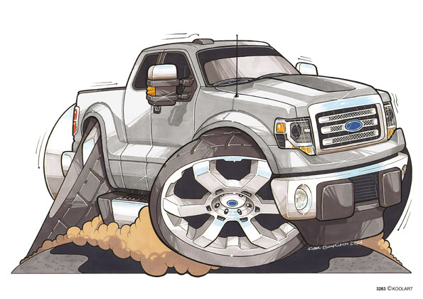 Ford F-150 Silver Pick Up (SKU3263)