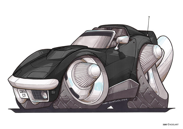 Chevrolet Corvette C3 Black (SKU3265)