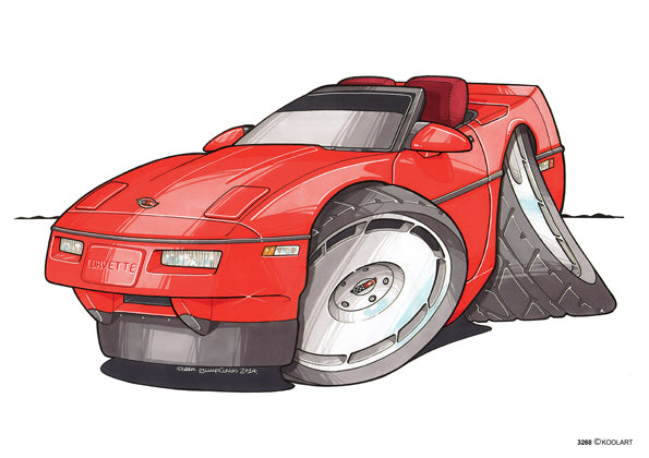 Chevrolet Corvette C4 Red (SKU3268)