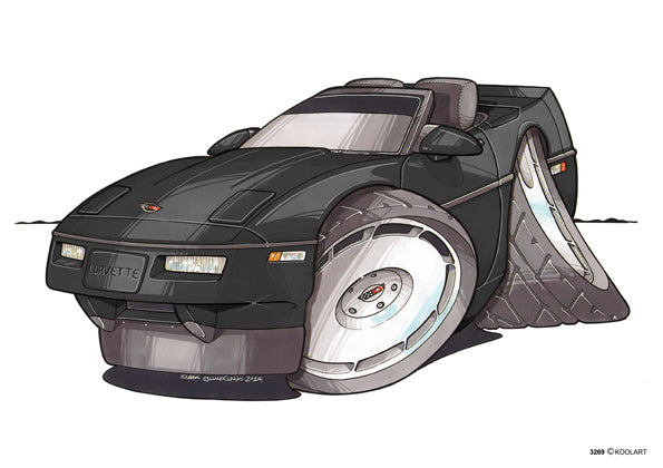 Chevrolet Corvette C4 Black (SKU3269)