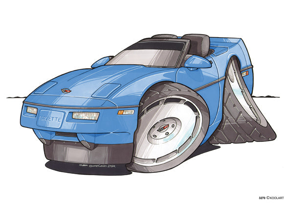 Chevrolet Corvette C4 Blue (SKU3270)