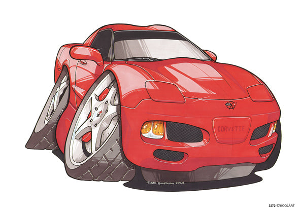 Chevrolet Corvette C5 Red (SKU3272)