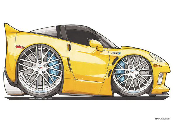 Chevrolet Corvette Zr1 Yellow (SKU3276)