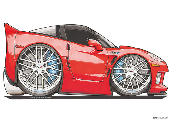 Chevrolet Corvette Zr1 Red (SKU3278)