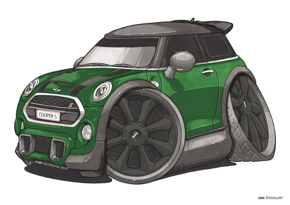 Mini Cooper S Green/Black (SKU3285)