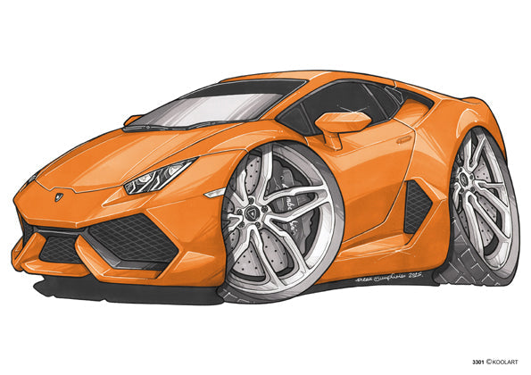 Lamborghini Huracan Orange (SKU3301)
