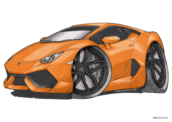 Lamborghini Huracan Orange (SKU3302)