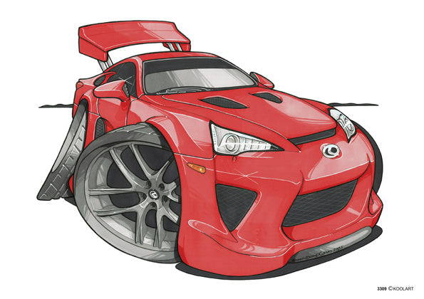 Lexus Lfa Red (SKU3309)