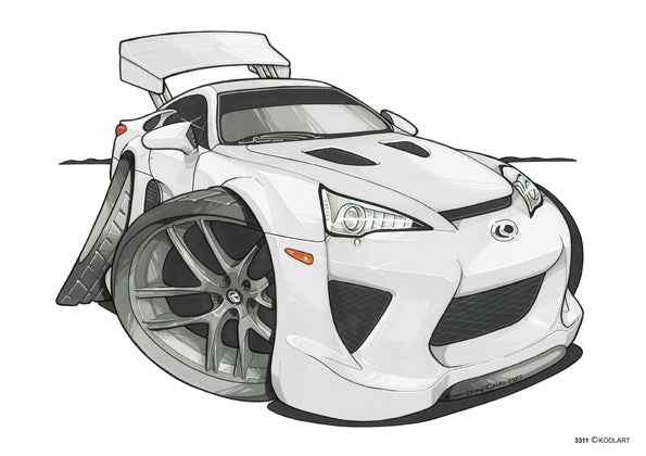 Lexus Lfa White (SKU3311)