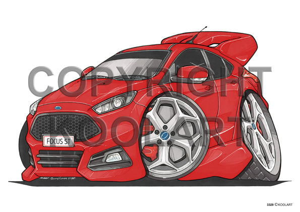Ford Focus ST Red (SKU3329)