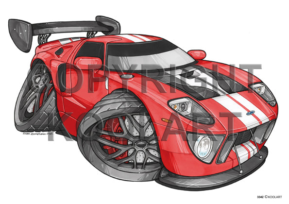 Ford GT Red (SKU3342)