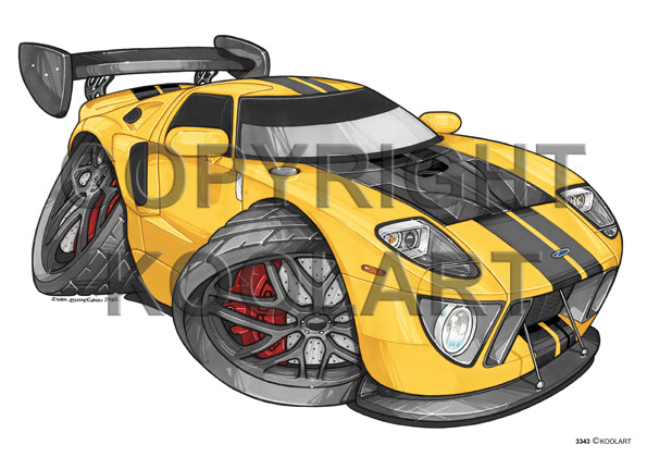 Ford GT Yellow (SKU3343)