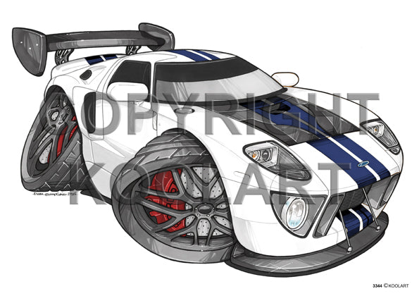 Ford GT White (SKU3344)