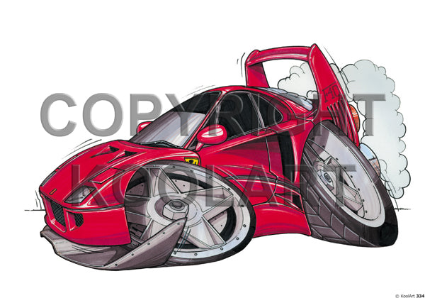 Ferrari F40 '98 Red (SKU334)