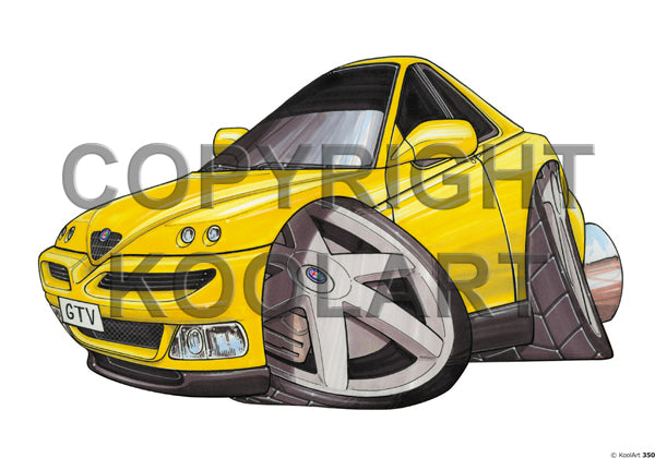 Alfa Romeo GTV Yellow (SKU350)