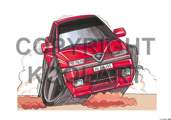 Alfa Romeo 155 Red (SKU351)