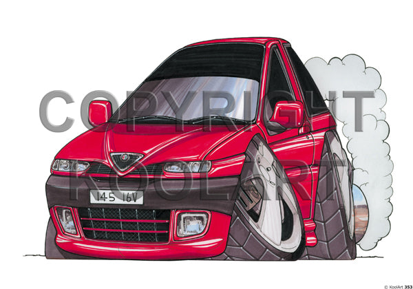 Alfa Romeo 155 Red (SKU353)