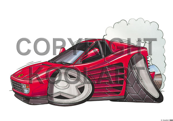 Ferrari Testarossa Red (SKU368)