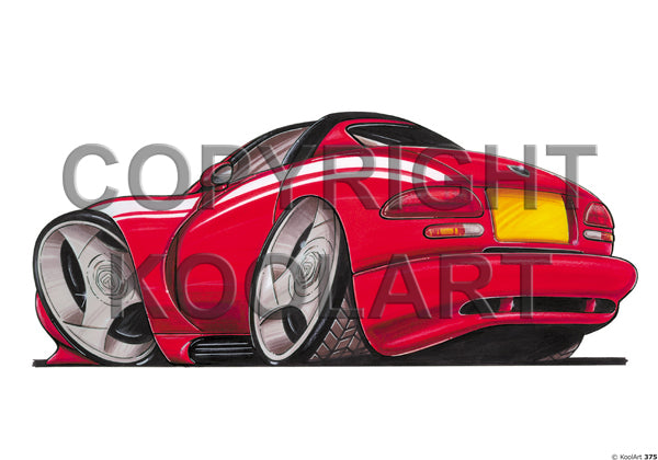 Chrysler Dodge Viper Road Car Red (SKU375)