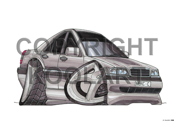 Mercedes C Class Silver (SKU380)