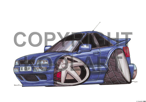 Audi 80 Coupe Blue (SKU382)