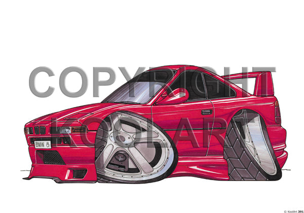 BMW 8 Series Red (SKU391)