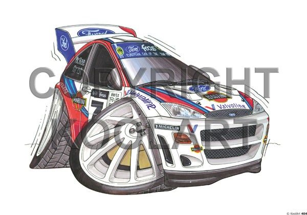 Ford Focus WRC (C McCrae) Martini Livery (SKU404)