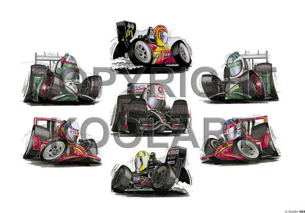 Honda Selection Various Liveries - IndyCar (SKU503)