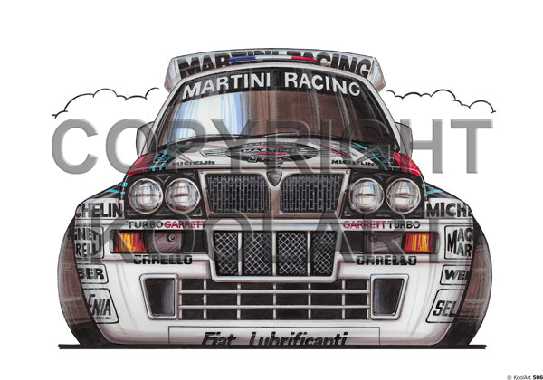 Lancia Integrale Martini Racing Livery (SKU506)